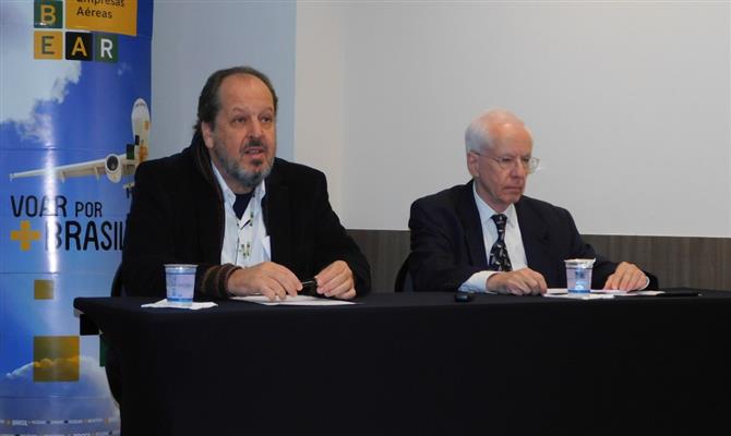 O presidente da Abear, Eduardo Sanovicz, e o consultor técnico da entidade, Maurício Emboaba