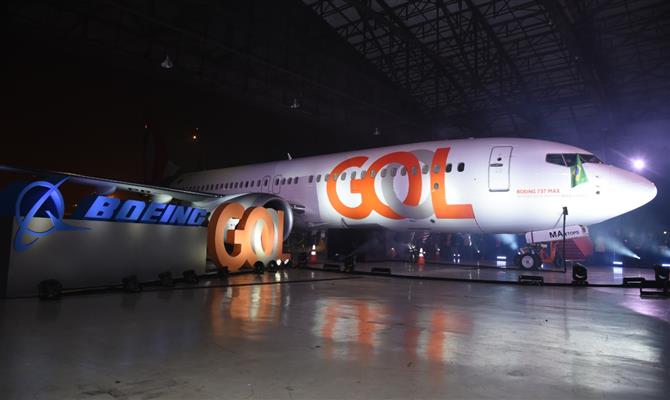 Gol recebeu seu primeiro Boeing 737 Max 8 em agosto do ano passado