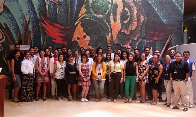 Grupo de agentes latinos especializados em Mice, convidados da Fam Fest da RCD Hotels