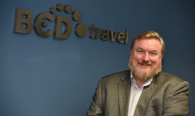 O country manager da BCD Travel Brasil, Paul Barry
