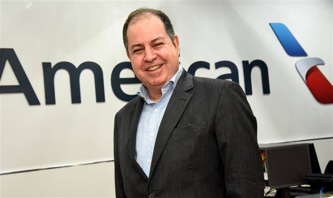 Dilson Verçosa, agora diretor de Vendas regionais da American Airlines para toda a América do Sul e Central