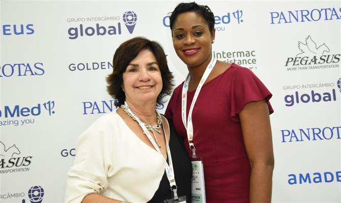 Raquel Echandi Rexach, diretora de Marketing e Relações Públicas, e Chantelle Richardson, coordenadora de  Marketing Internacional