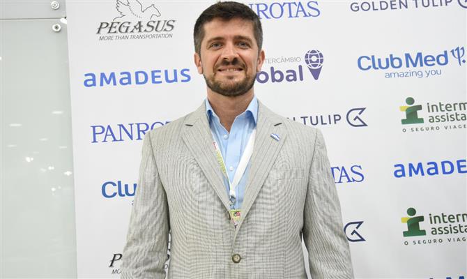 Sebastián Giobellina, ministro de Turismo de Tucumán, estreante na feira Abav Expo