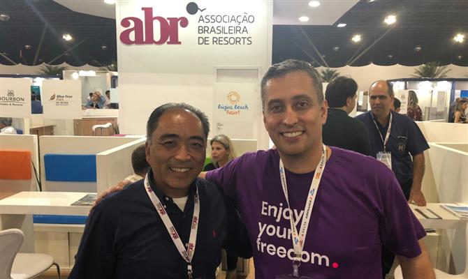Edison Chirayama e Marcelo Bicudo na Abav Expo