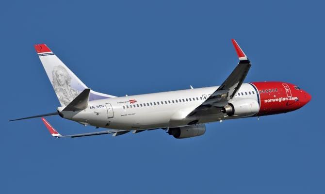 Aeronaves Boeing 737 da Norwegian serão substituídas