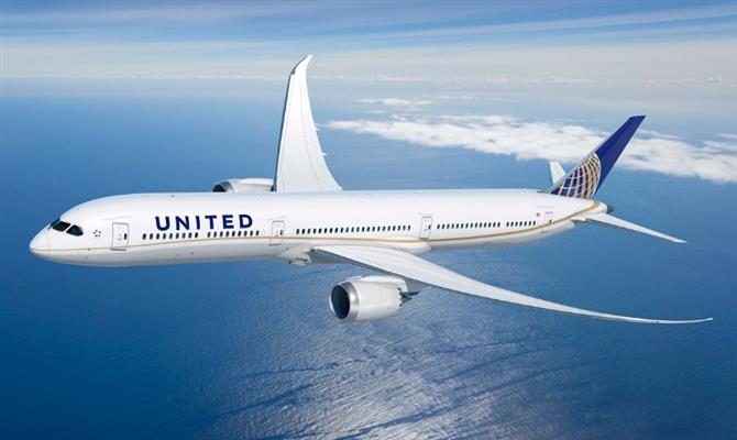 Um Boeing 787 Dreamliner da United será usado na rota
