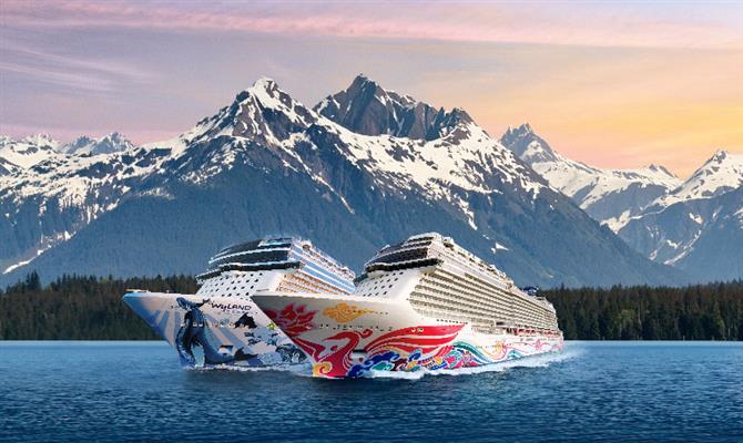 Norwegian Bliss e Joy levarão os passageiros por cruzeiros ao Alasca