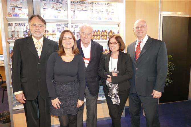 Carlos Tenório, Ana Maria Donato, Guillermo Alcorta, Marcela Cuesta e Lawrence Reinisch, parte da equipe da Matcher