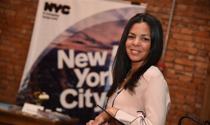 A diretora de Desenvolvimento do Mercado de Turismo de Nova York para a América Latina e o mercado hispânico dos Estados Unidos, Lisa Tejeda
