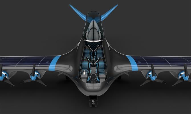 Aeronave é movida à eletricidade e hidrogênio, e pode levar 4 passageiros em um alcance de até 5 mil quilômetros