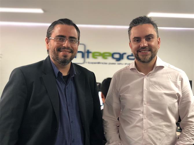 Rafael Arantes, novo diretor de Operações da Inteegra, com Rogério Miranda, presidente da empresa