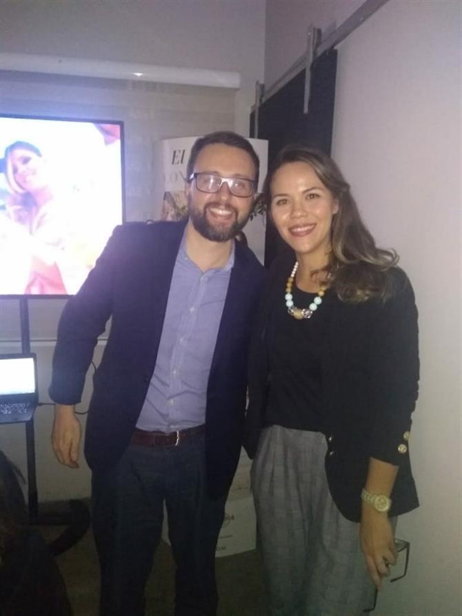 Em Santos (SP), Beatriz contou com a presença do diretor da Orinter, Roberto Sanches