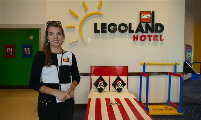A gerente de Vendas Internacionais para o Trade do Legoland Florida Resort, Melissa Batulevicius