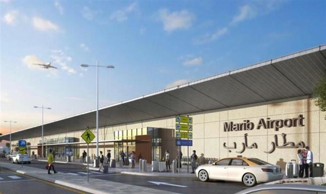Marib Airport, na cidade de Marib, no Iêmen