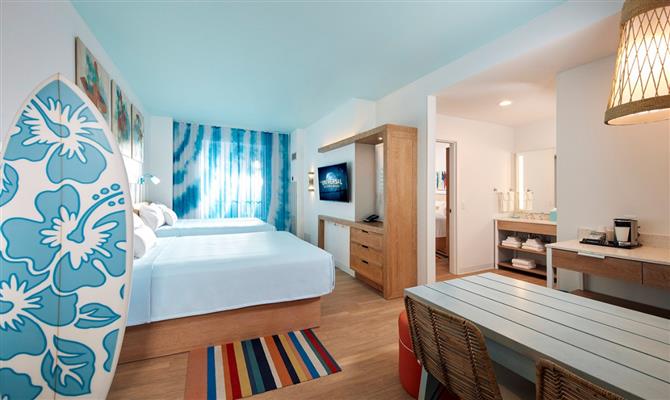 Universal Orlando divulga primeiras fotos dos quartos do novo hotel