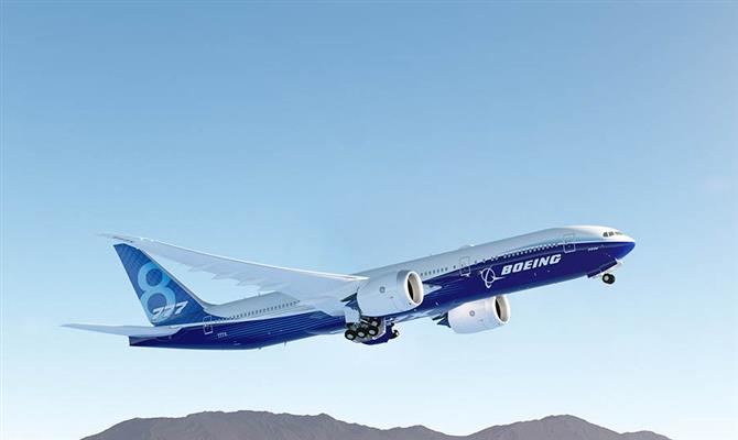O primeiro 777X introduzido será o modelo 777-9, que pode acomodar de 400 a 425 passageiros 