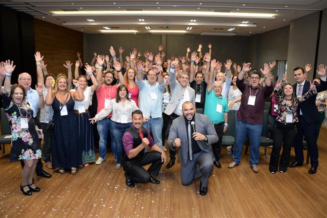 Participantes assistiram palestras motivacionais e instrutivas durante todo o dia