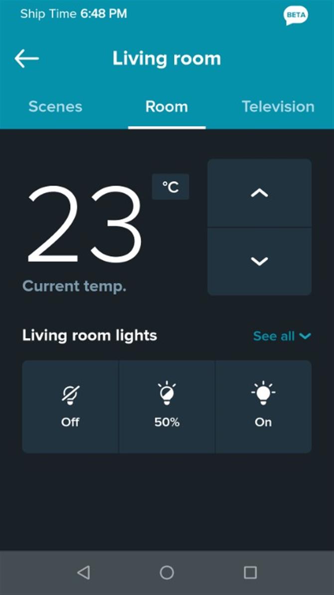 Temperatura do quarto é ajustada pelo aplicativo
