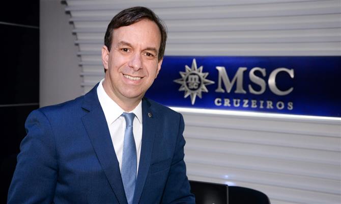 Diretor geral da MSC para o Brasil, Adrian Ursilli