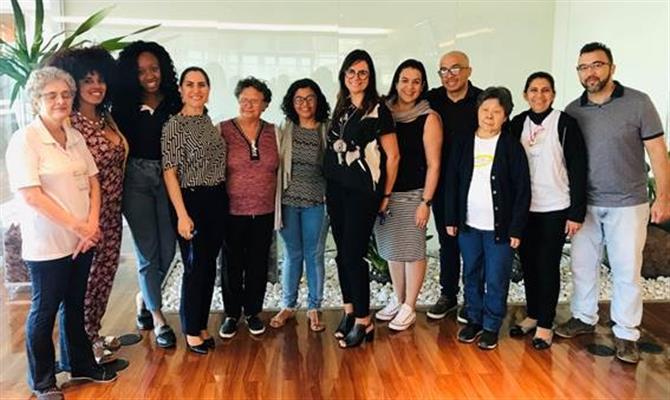 Antonietta Varlese e representantes das ONG’s parceiras da Solidarity Week