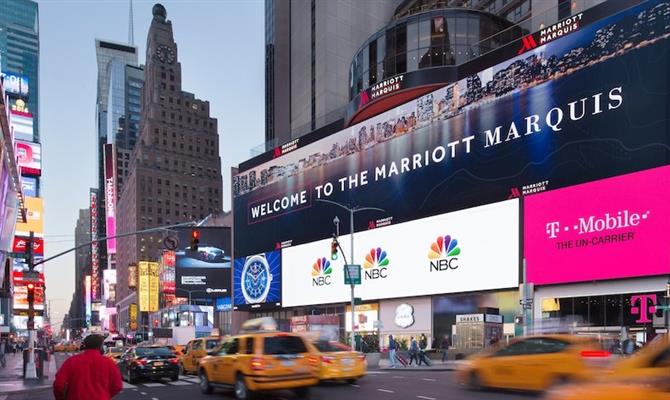 Hotel The New York Marriott Marquis terá festa com vista para Times Square na virada de ano
