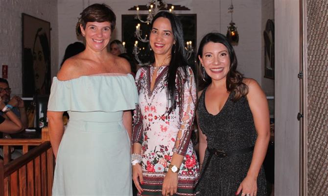 Viviane Amadei, Tatiane Ferreira e Karen Schmidt, da Best Western
