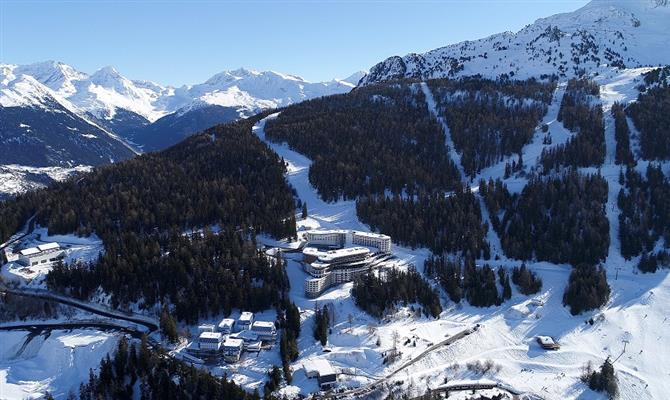 Les Arcs Panorama, do Club Med, nos Alpes Franceses