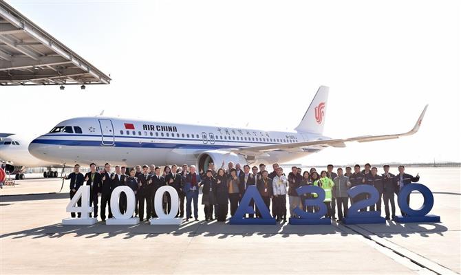 Air China recebeu modelo A320neo