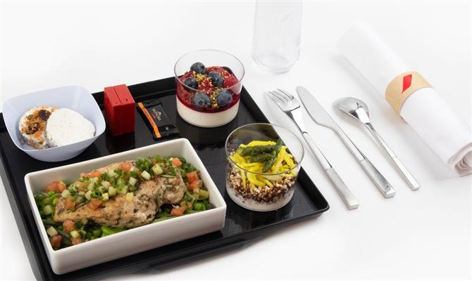 Uma das opções do menu saudável da Air France, que estará disponível no Brasil