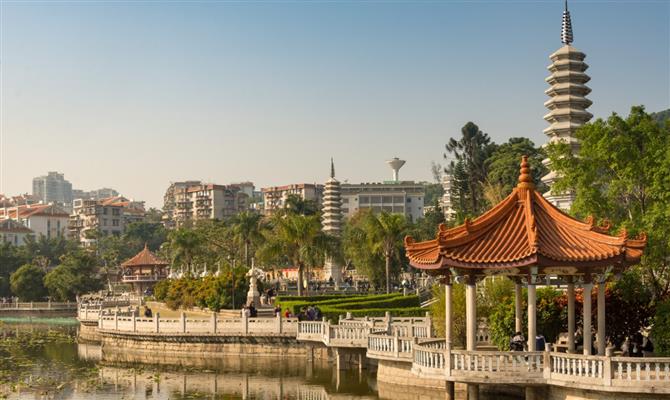 A cidade de Xiamen, na China