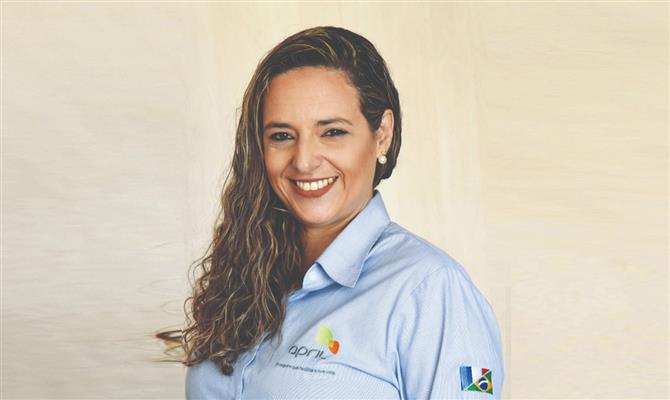 Graziela Picolo, da April Brasil, melhor promotora de seguro viagem do Rio de Janeiro