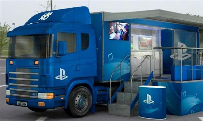 Caminhão #PlaystationNaEstrada será estacionado no Beto Carrero World