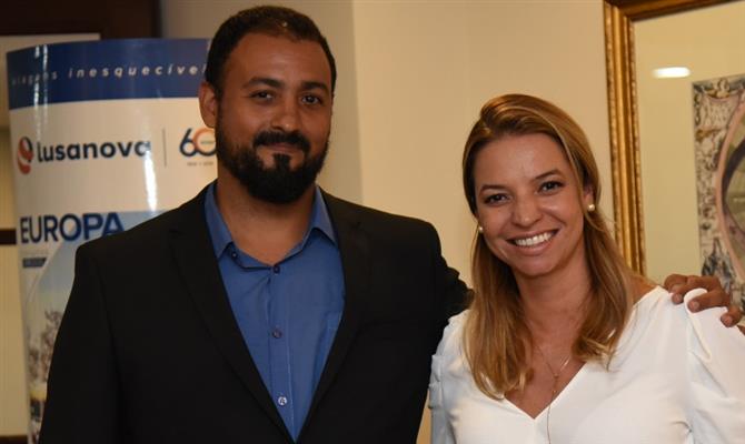 Eduardo Melo e Juliana Lima, da Lusanova