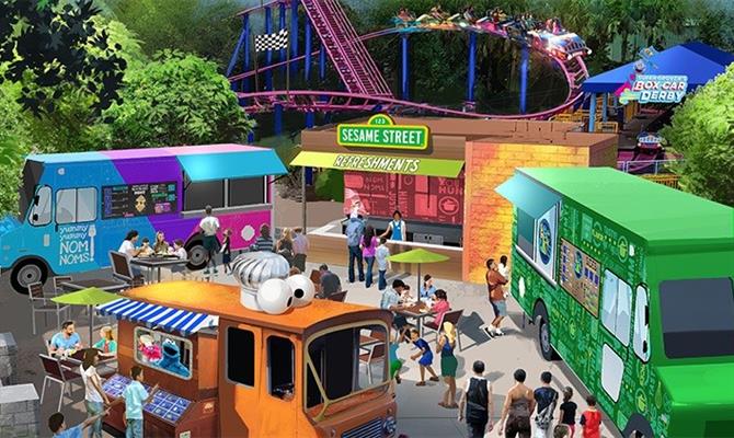 Nova área Sesame Street contará com montanha-russa e mais cinco atrações, além de jogos interativos