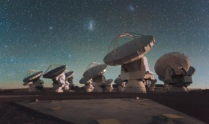 Observatório ALMA, um dos maiores do Chile, próximo a São Pedro do Atacama