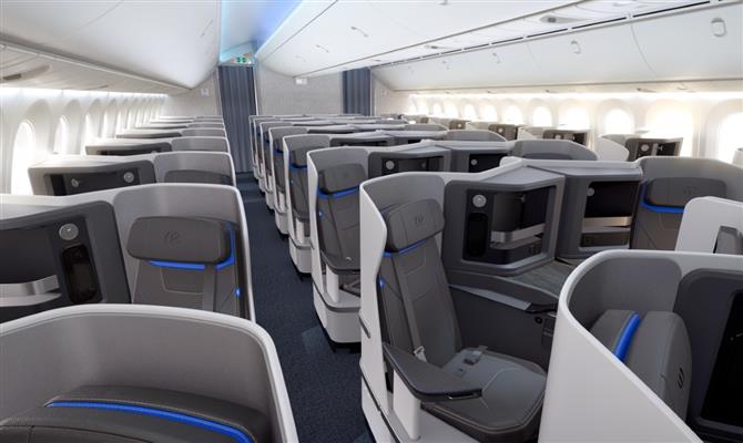 A nova configuração da classe executiva da Air Europa