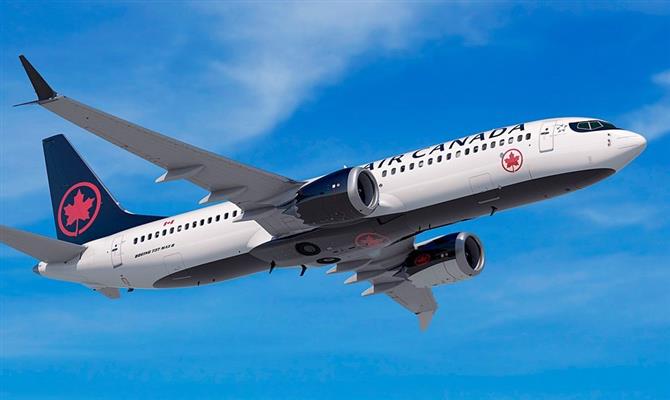 Air Canada é uma das maiores operadoras do 737 Max na América do Norte