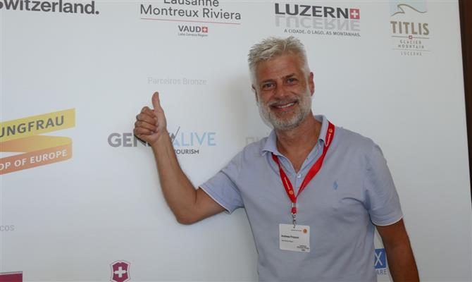 Representante da região dos Lagos de Genebra no Brasil, Andreas Frizzoni - fluente em português e baseado em Belo Horizonte