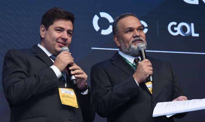 Roberto Vertemati, do Beto Carrero World, e Artur Luiz Andrade, da PANROTAS