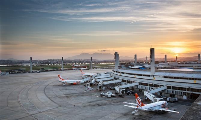 Aeroporto do Galeão, no Rio de Janeiro: taxas de embarque mais caras a partir de junho