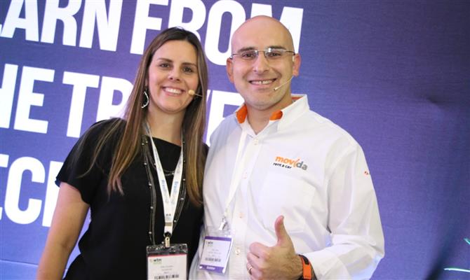 Érika Quintana (Facebook para Empresas) e Jamyl Jarrus (Movida)