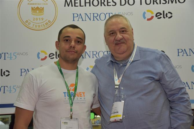 Amauri Barbosa, recém-contratado pela Turnet, e Renato Carone, presidente da empresa