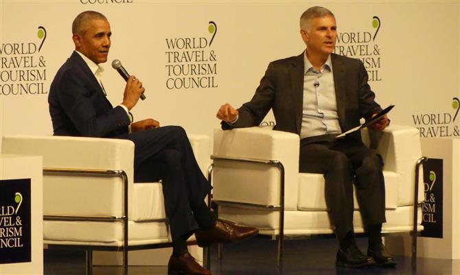 Ex-presidente dos EUA participou do WTTC Global Summit 2019