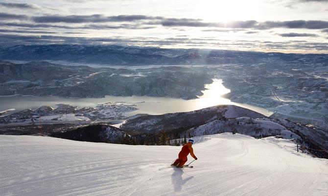 Estação de esqui do Deer Valley Resort, em Utah (EUA)