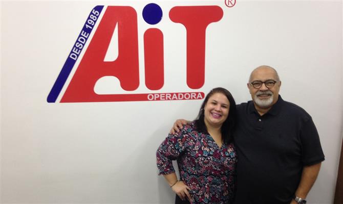 Ana Carmem e Jorge Rodrigues, da AIT Operadora