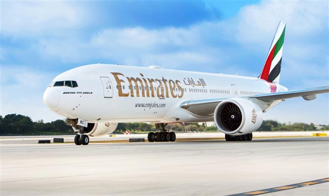 A Emirates opera aeronaves B777 apenas com motores GE