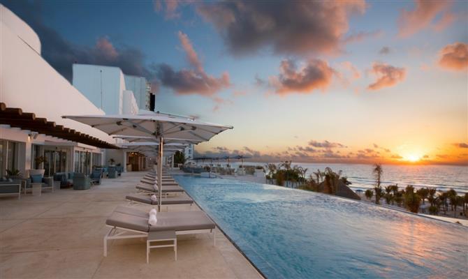 Um dos resorts de Cancún, o Le Blanc