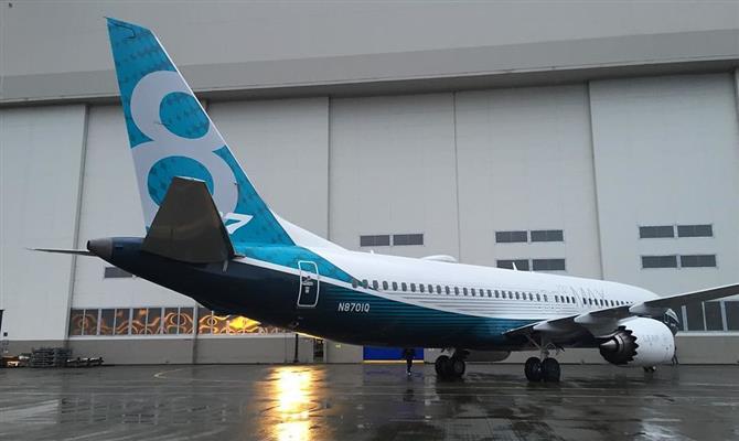 737 Max da Boeing está suspenso de voar desde março deste ano