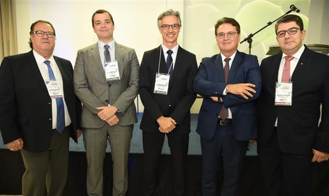 Pitol, Edmilson Romão, Marco Ferraz, Vinicius Lummertz e Marcos Lucas na Aviesp 2019