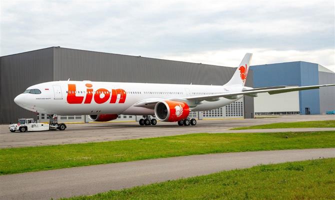 Airbus revelou novo A330neo que será entregue à Lion Air nas próximas semanas